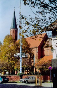 Zunftbaum auf dem Dorfplatz